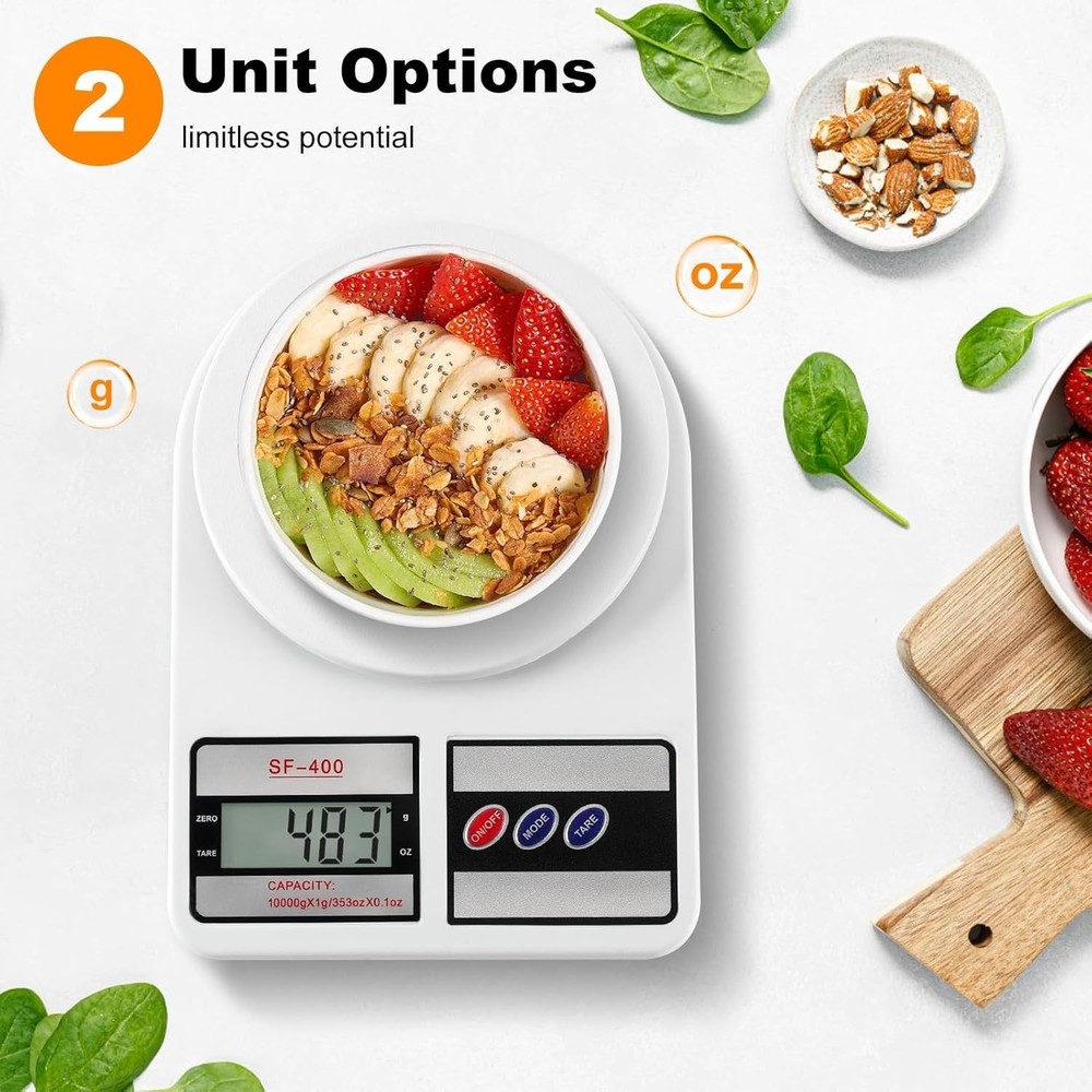 High Precision Kitchen Scale with Digital Display - Ideal for Cooking & Baking