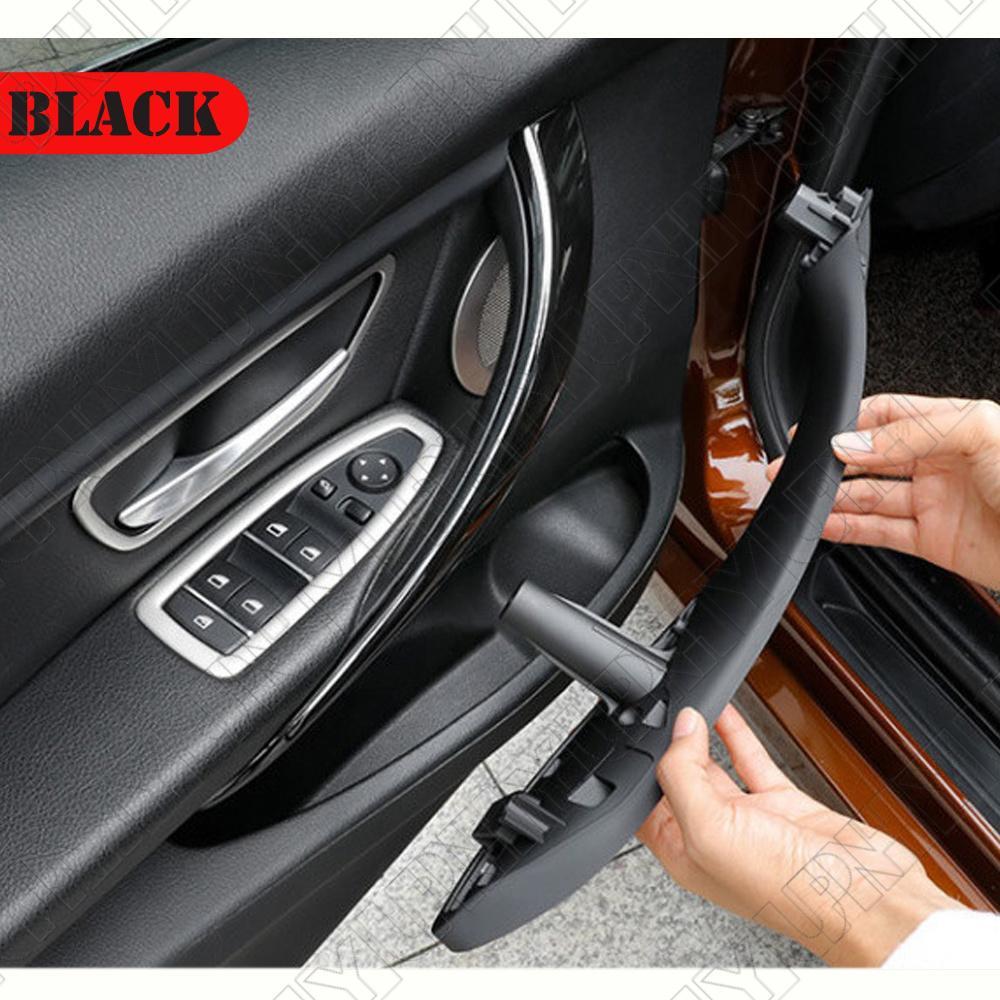 2Pcs Inner Front Trim Door-Pull Handle Left+Right For 2014-2016 BMW 428i 435i