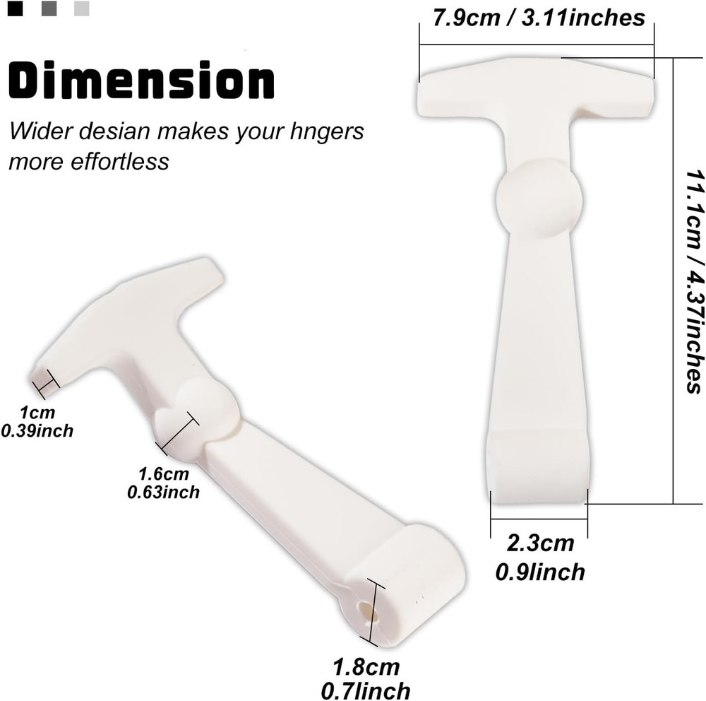 4Pack Cooler Latches Replacement for Yeti, RTIC Related BIG, White