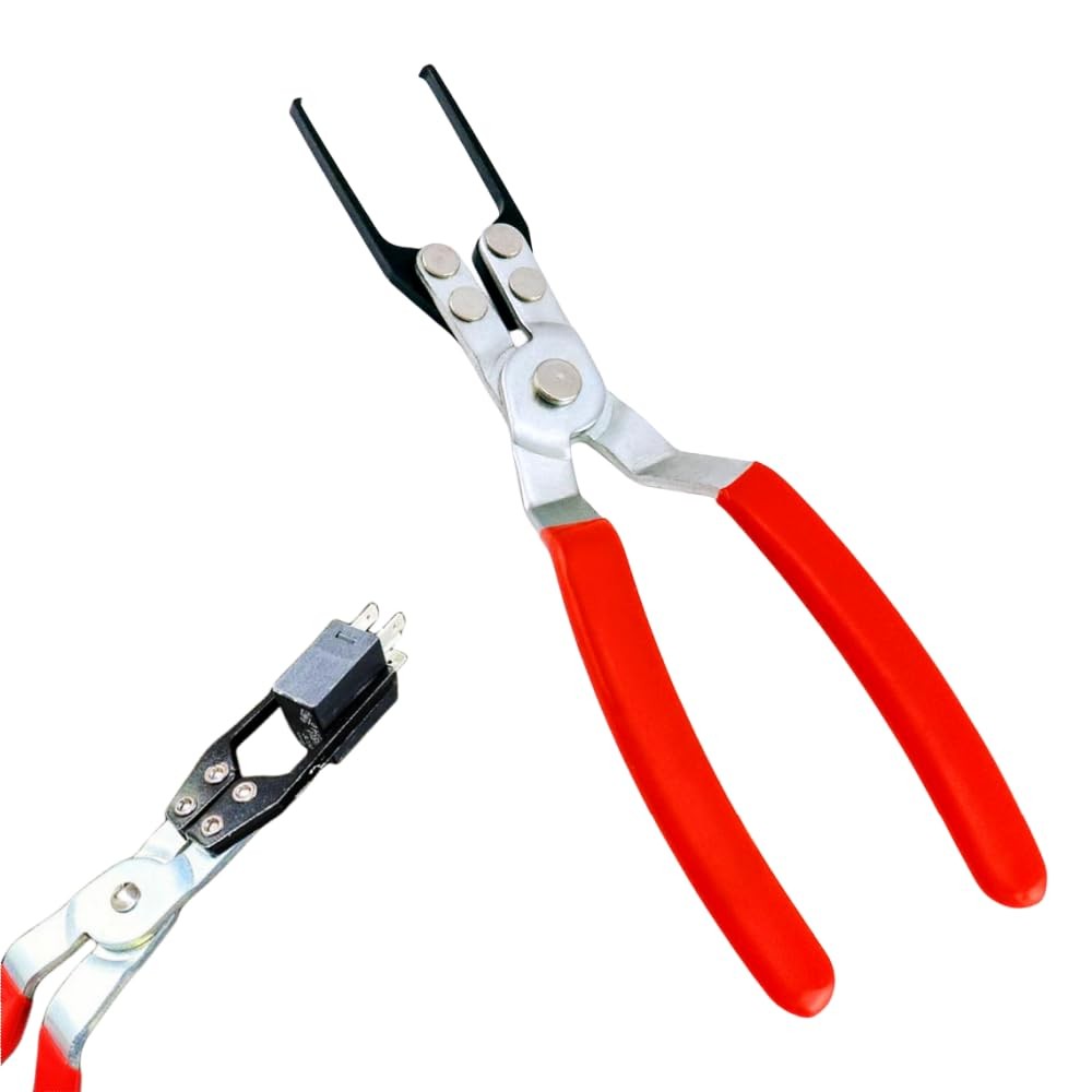 Relay Puller Pliers, Fuse Automotive fuse puller tool, Red