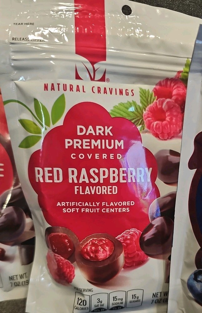 Natural Cravings Chocolate Covered 3 Different Flavored Fruit 3 Packs