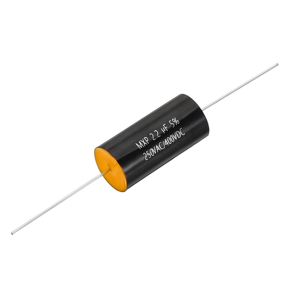 2.2uF Frequency Divider Capacitor, 1 Pcs MKP Capacitor, Black