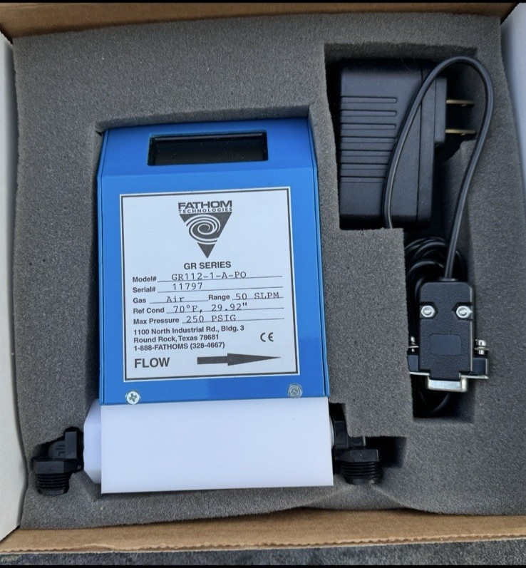 Fathom Technologies GR Series  GR112-1-A-PO-SS Mass Flow Meter