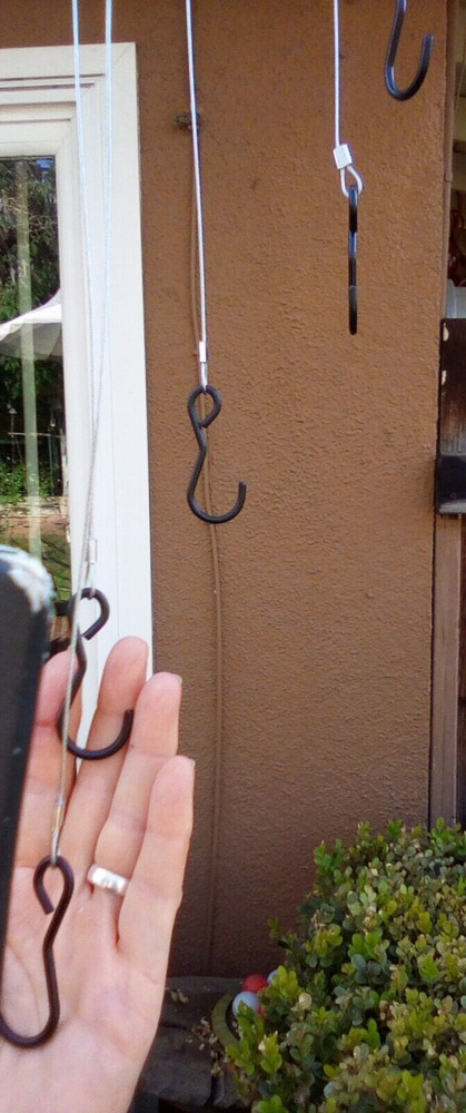 S hooks, mobile style windchime hooks, hanging hooks, crafting S hooks