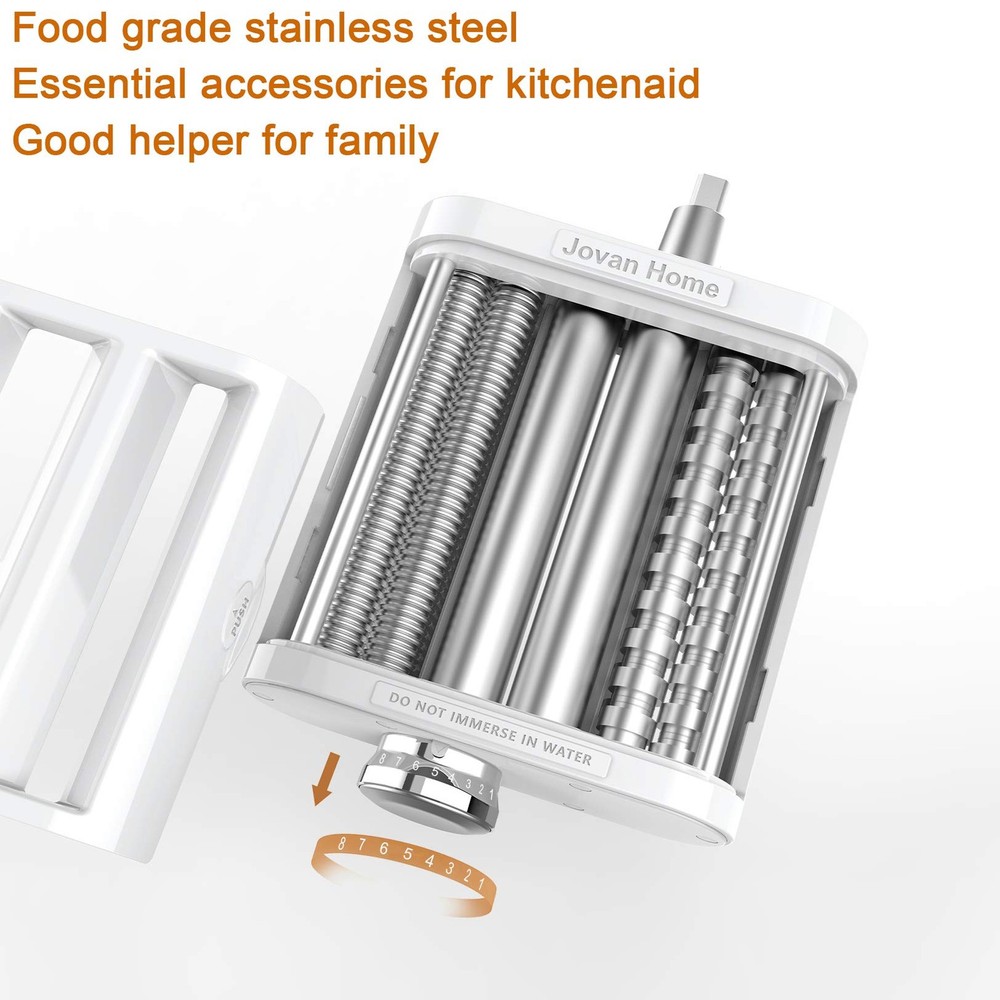 Pasta Maker Attachment for KitchenAid Stand Mixers 3 in 1 Set Includes Pasta ...