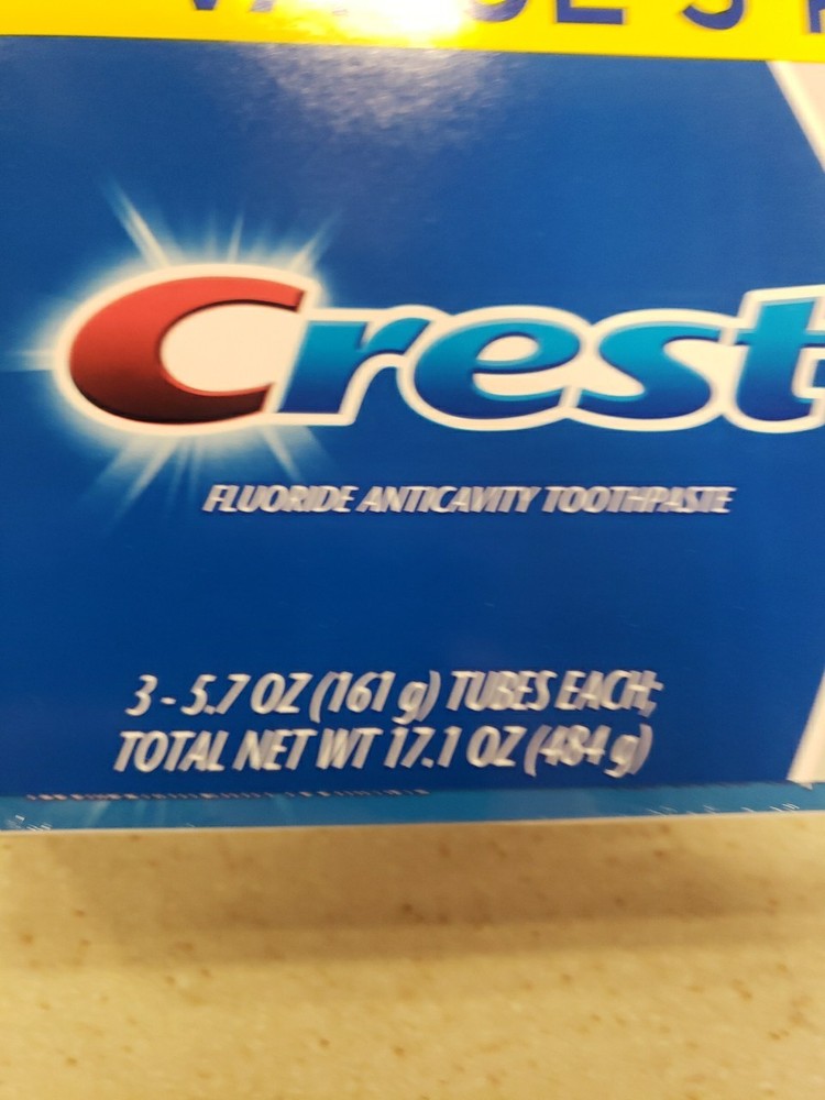 Crest Baking Soda & Peroxide Teeth Whitening Toothpaste,Mint, 5.7 oz,3 Pack