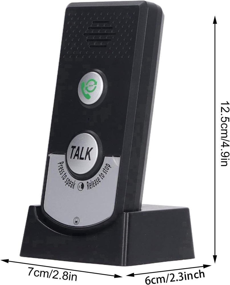 Wireless Intercom System Home Long Range Voice Intercom 2 Pcs Power Saving