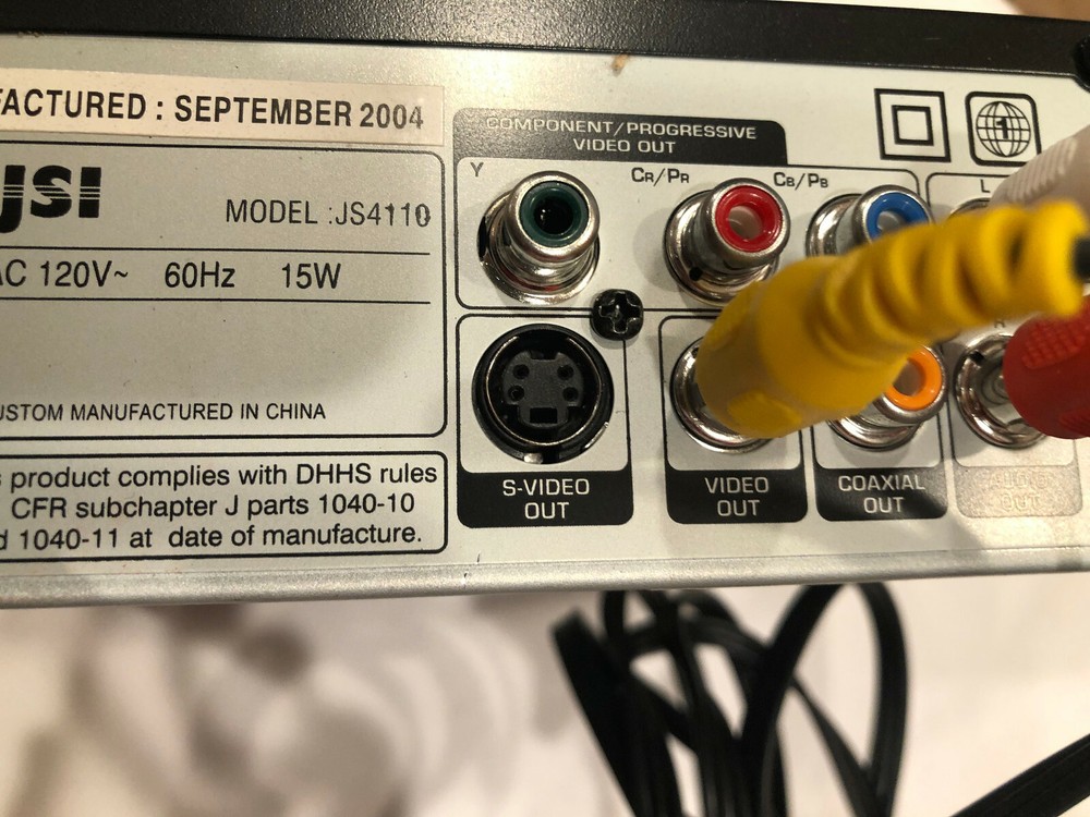 JSI Model JS4110 DVD Player