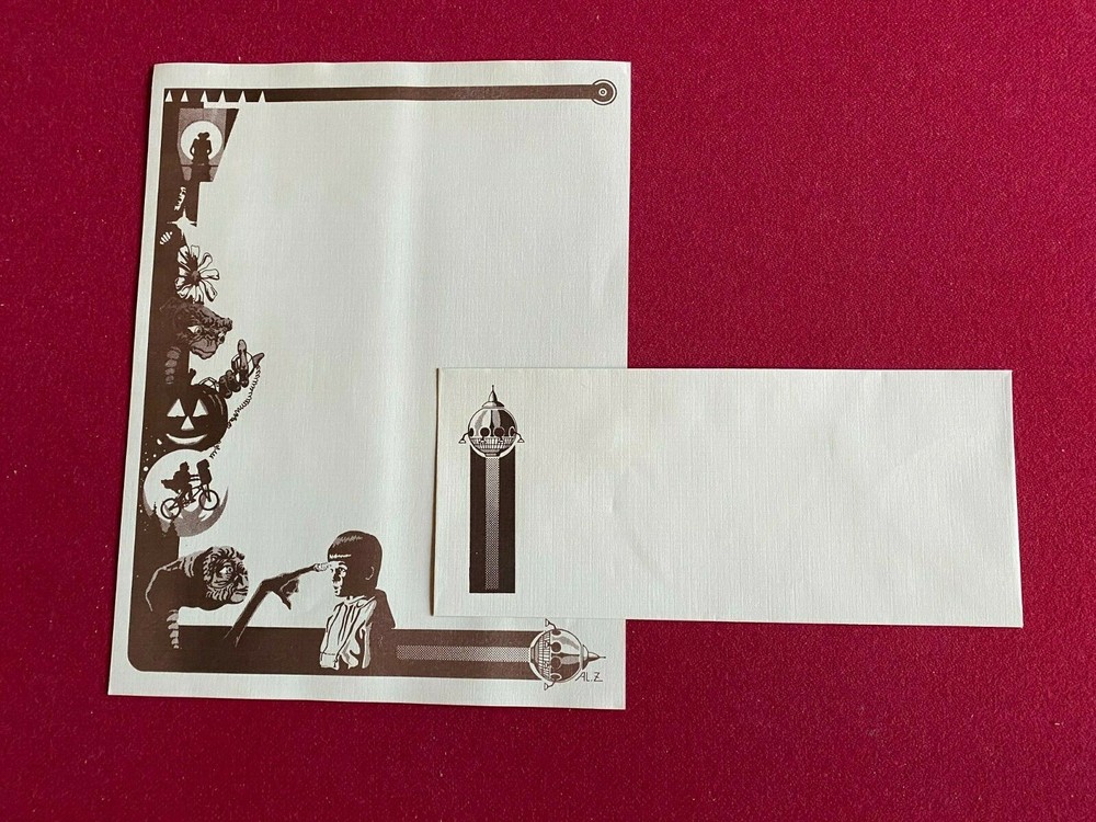 1982, E.T., "Un-Used" Stationary & Envelope (Scarce / Vintage)