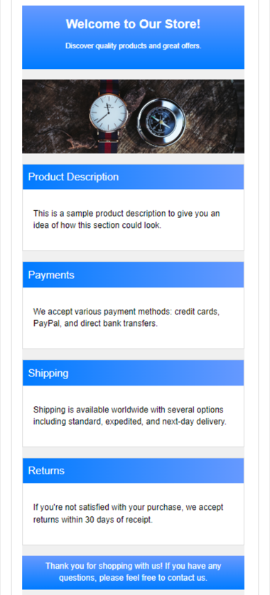 Ebay Professional Custom Listing Template | html | Product Listings