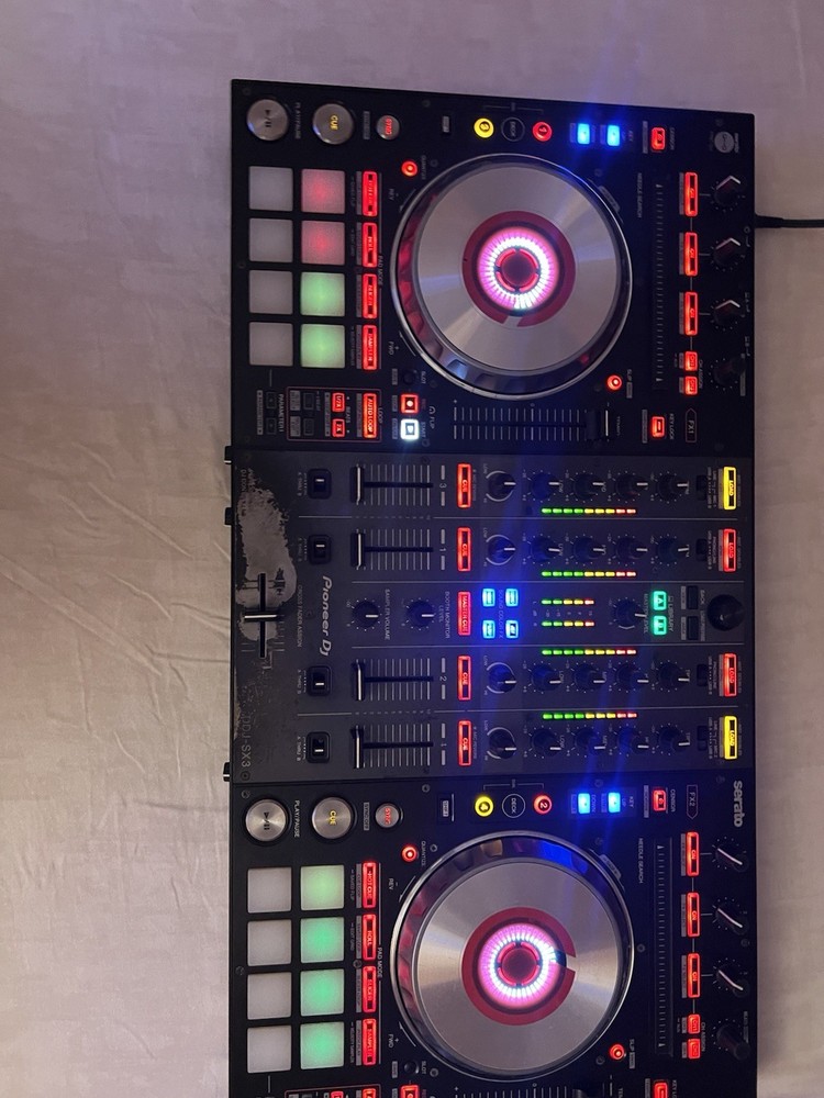 Pioneer DJ DDJ-SX3 Quad Deck Tabletop Controller USB Loop Filter Sound Card
