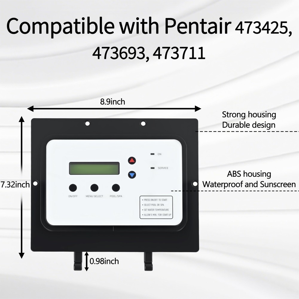 473711.A 472734 Auto Heat Control Board Assembly Compatible with Pentair Pool Sp