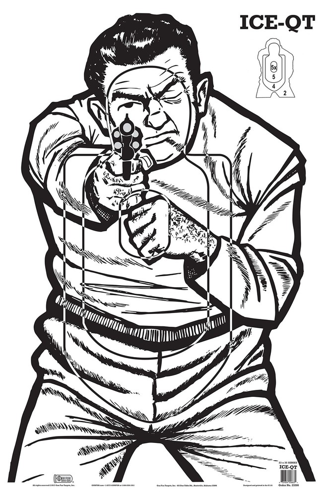 GunFun Aggressor - 9 Pack - 23x35