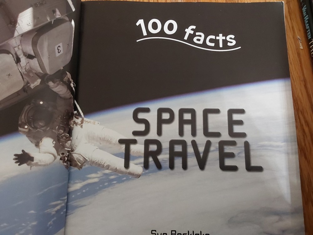 Vintage Space Bundle Books & A Map.
