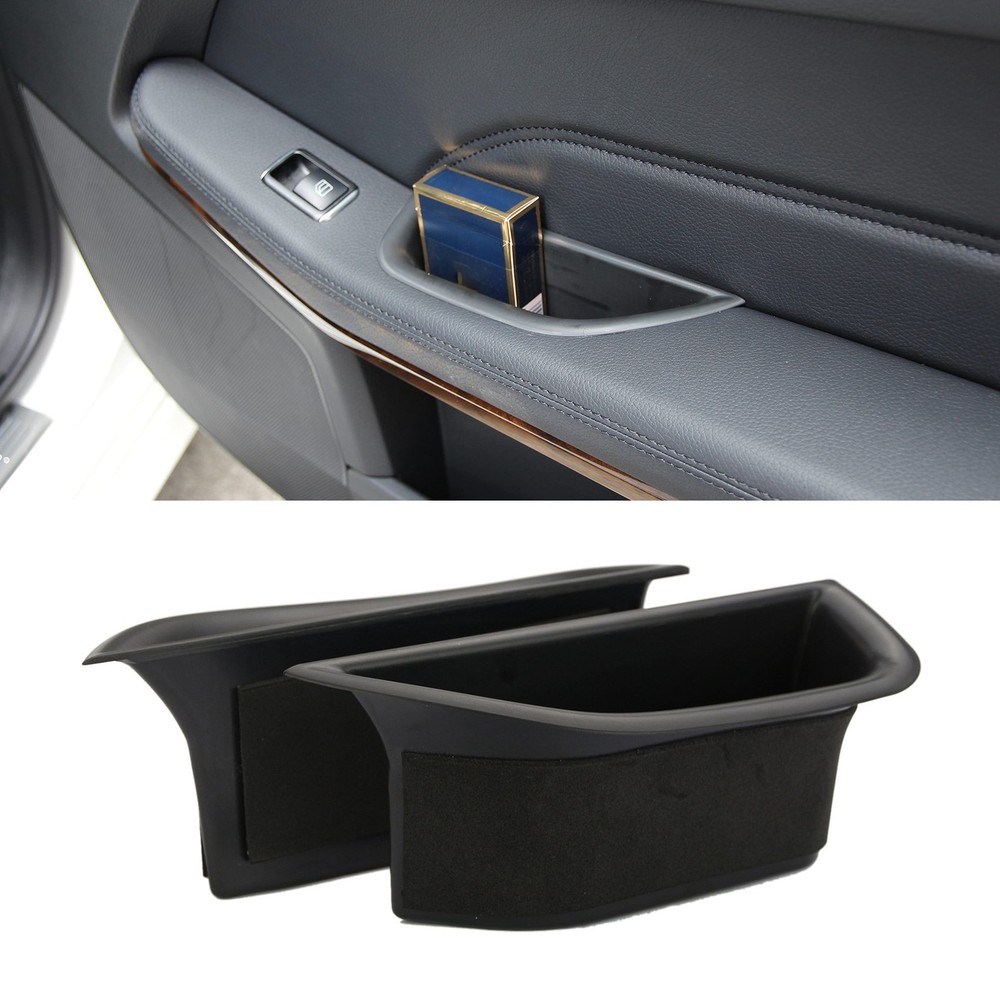 For 2008-2015 E Class W212 Door Handle Container Holder Tray Storage Box7985