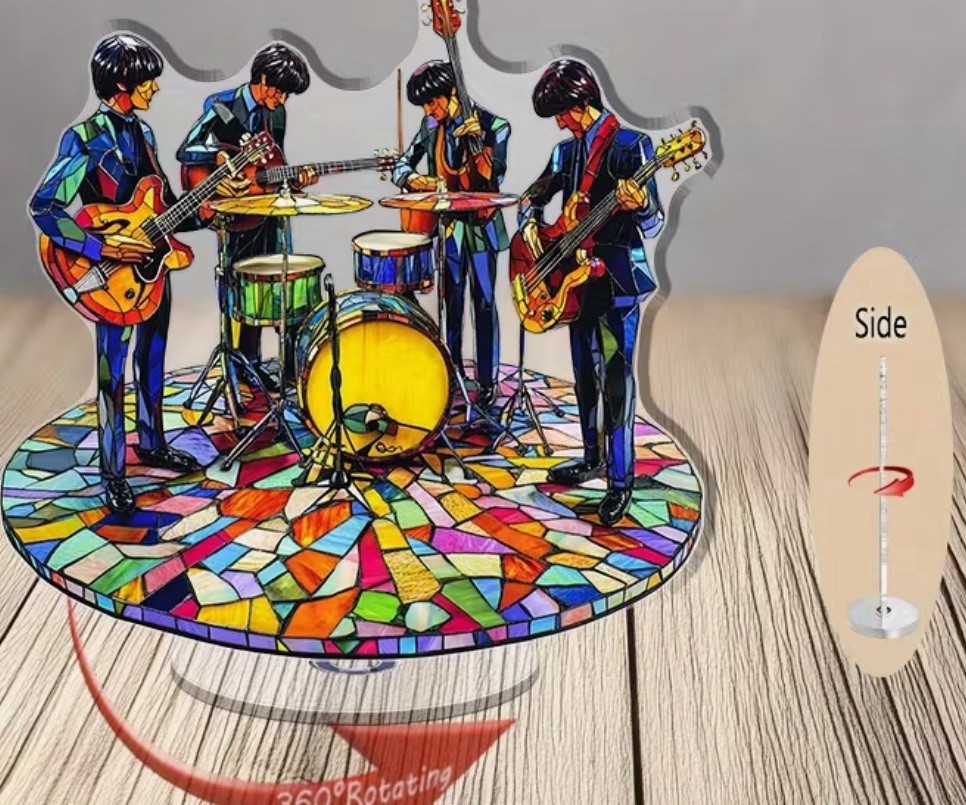 The Beatles Themed Acrylic Spinner Sun Catcher