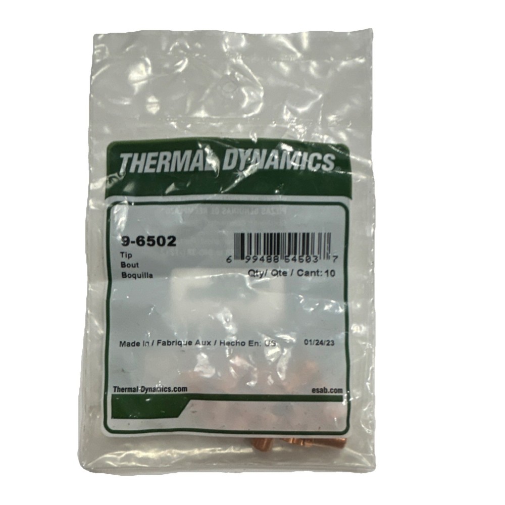 Thermal Dynamics Plasma Cutter Tip 9-6502 10 Pack