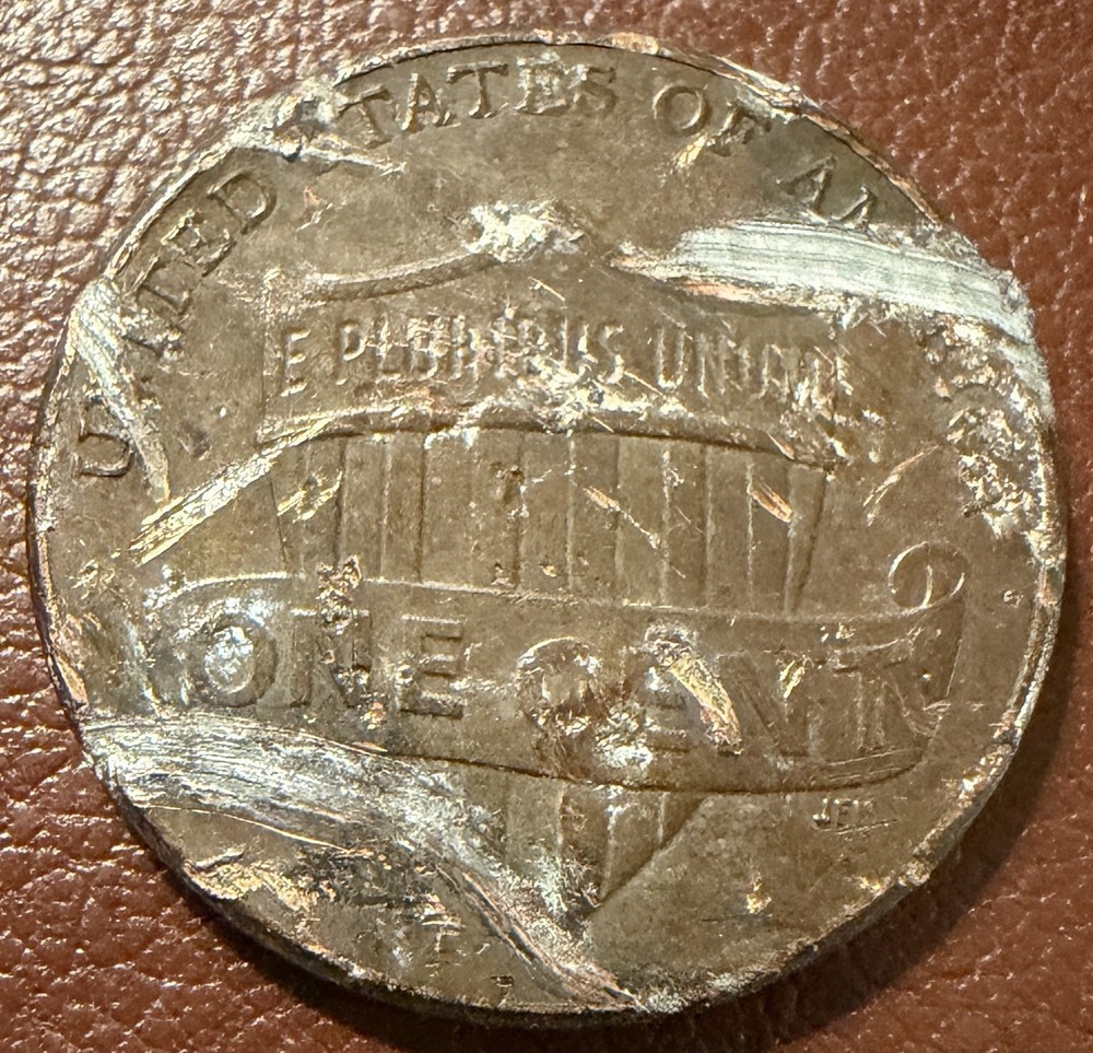 20?? P Lincoln Shield Penny With Errors (#394)