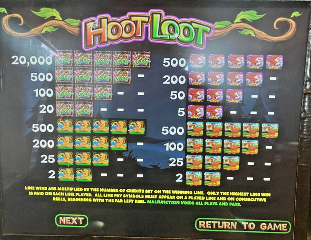 IGT I-game Hoot Loot Software