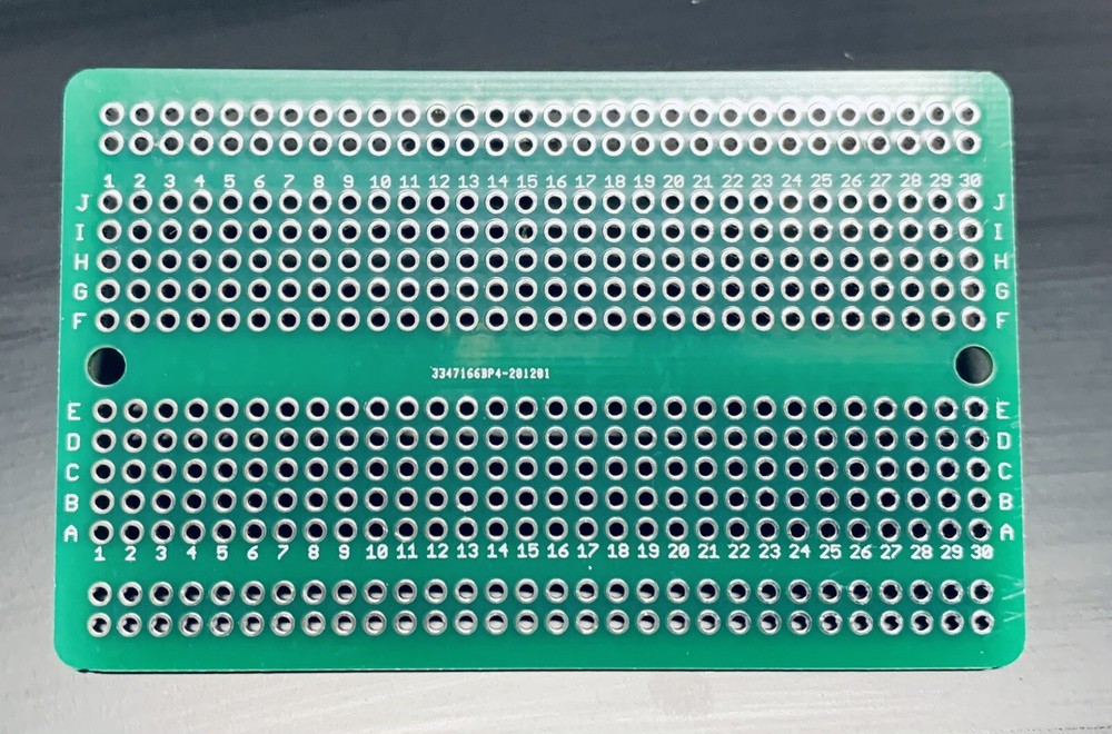 Set of 6. Perms-Proto Half Sized Breadboard PCB Perf Boards Prototyping Welding