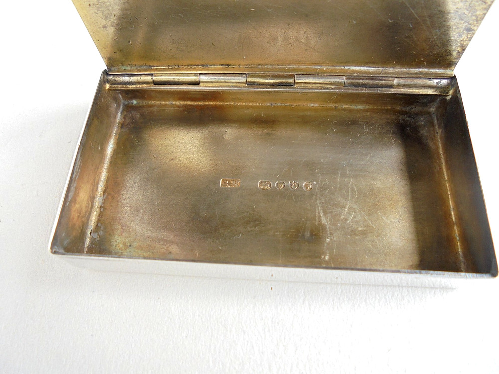 Sampson Mordan Silver Enamel Vesta Case 1889