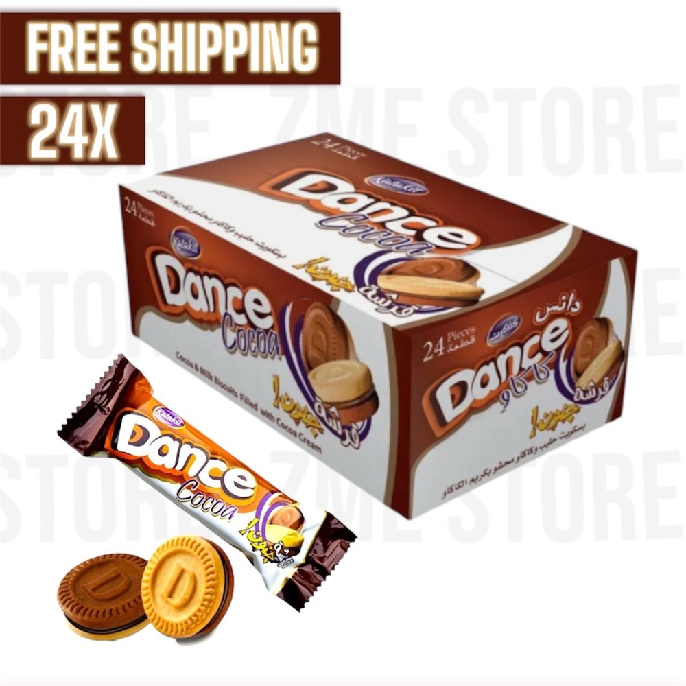 24 PCs X 35g Katakit Dance  Cocoa Biscuits بسكويت دانس