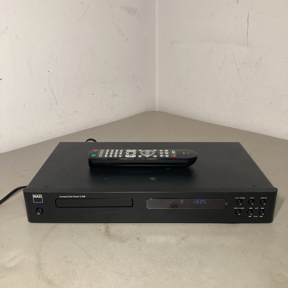 NAD C 538 : Single-Disc CD Player With Remote Tested & Working