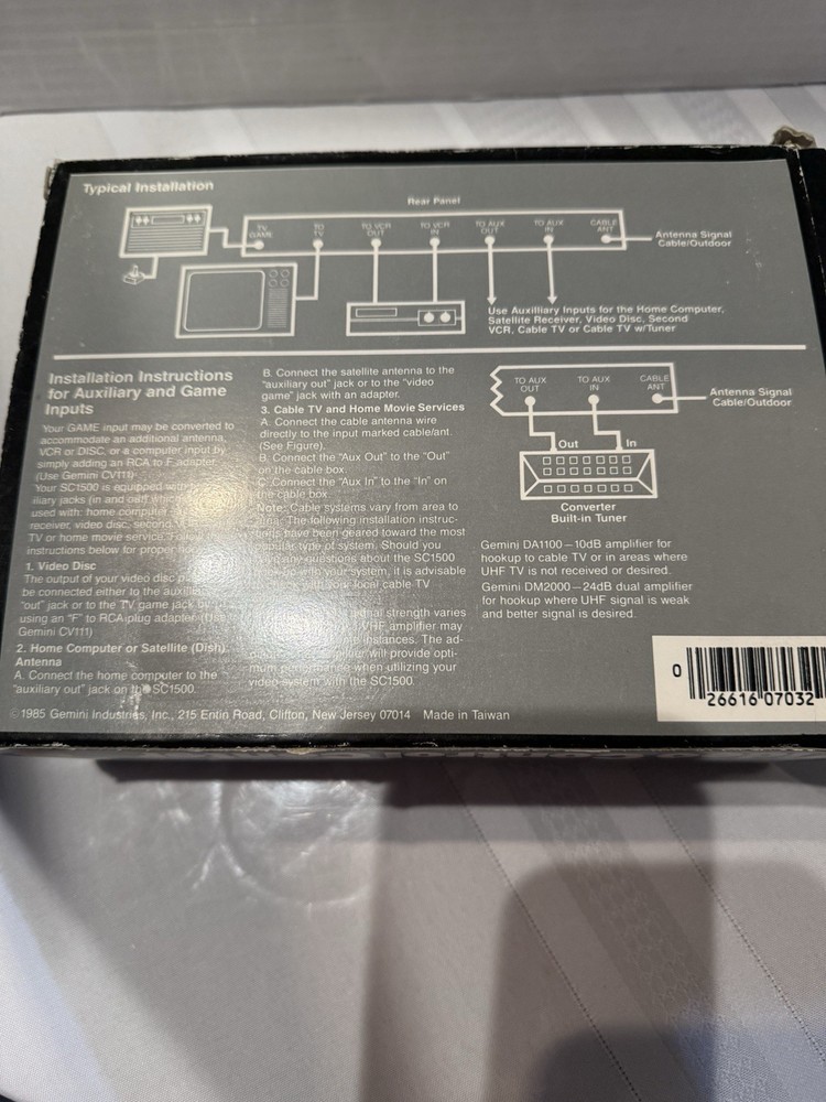 Vintage Video Control Center