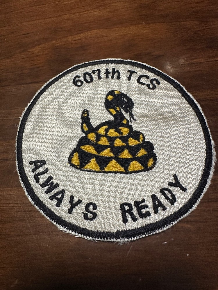 Vintage USAF 607th Tactical Control Squadron TCS Patch