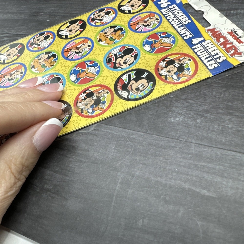 Disney Junior Mickey Stickers - 4 Sheets (96 Stickers)