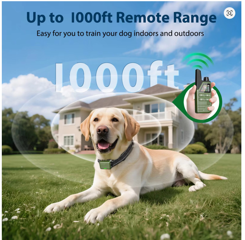 Rechargeable Dog Training Collar with Remote – Multi-Dog Control System