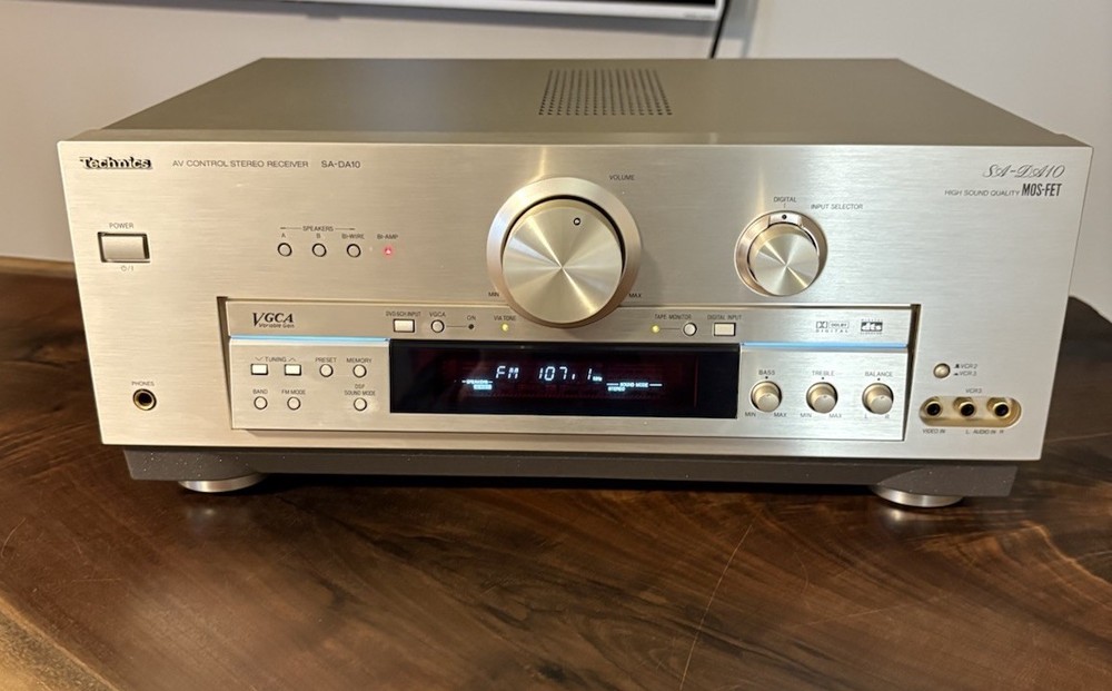 Technics SA-DA10 Receiver With Remote Tested, Working Order