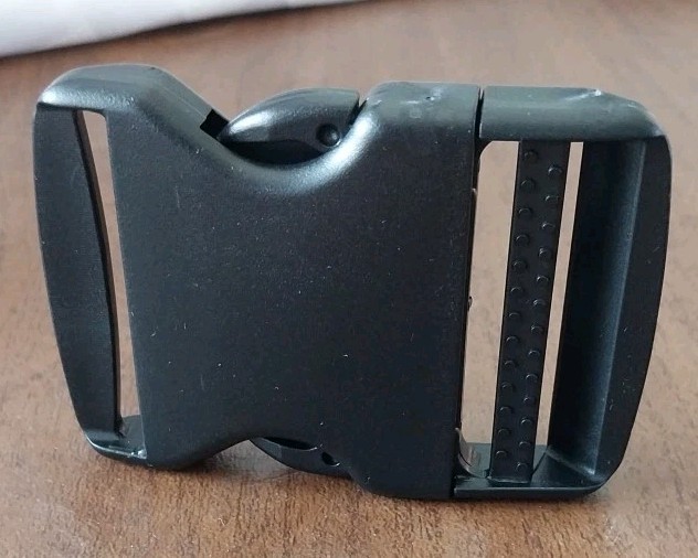 2" Black Plastic Side Release Buckle