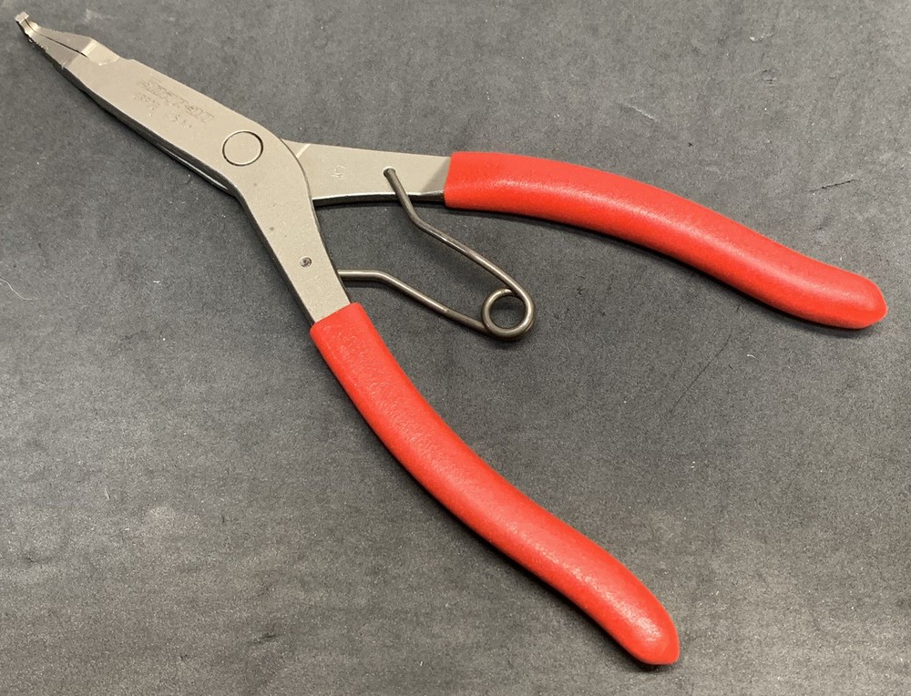 NEW! Snap On SRP2B 90° Tip High Leverage Transmission Snap Ring Pliers