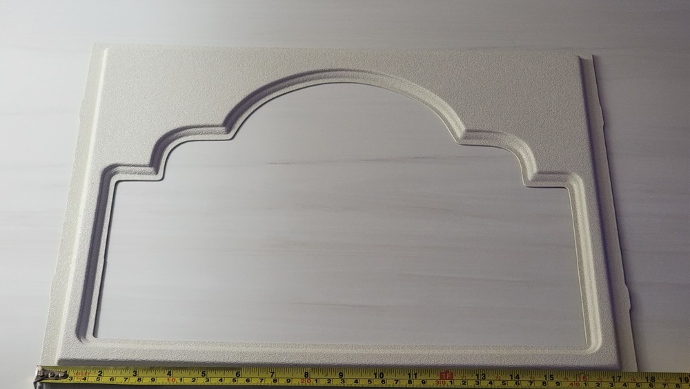 1 Amarr Cathedral Replacement Insert for Short Panel Amarr Garage Door White