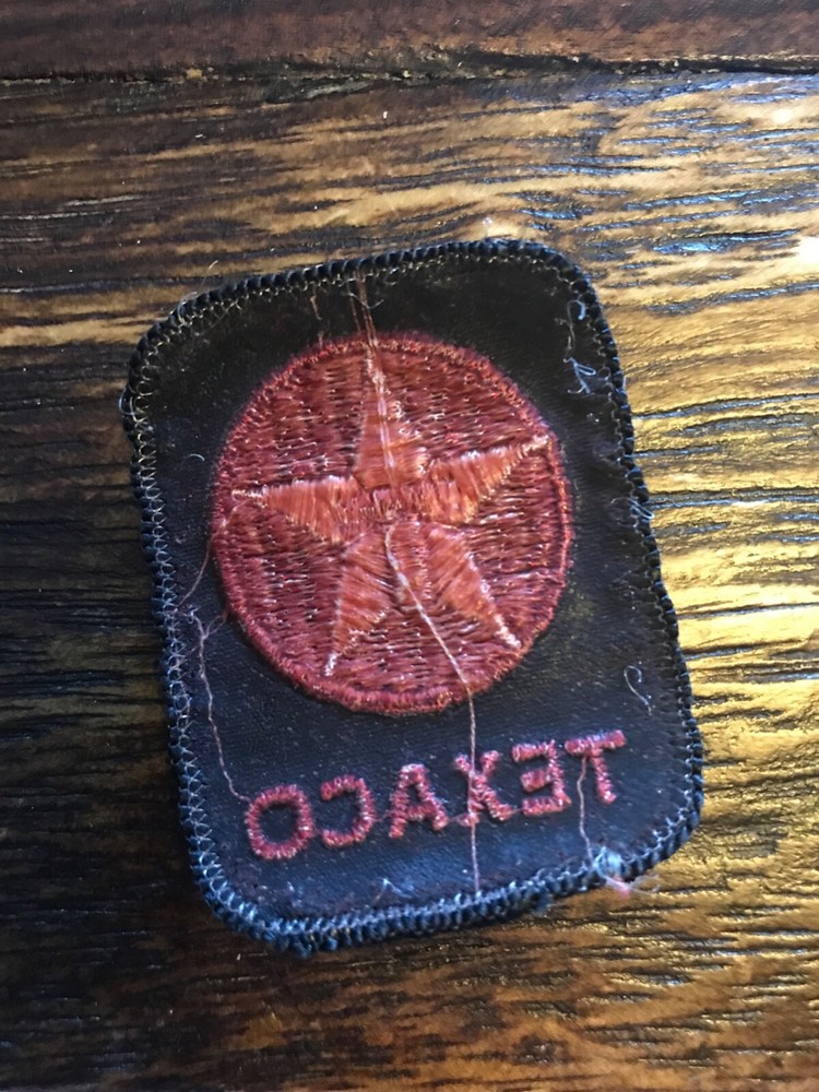 Vintage Texaco Gasoline Embroidered Patch