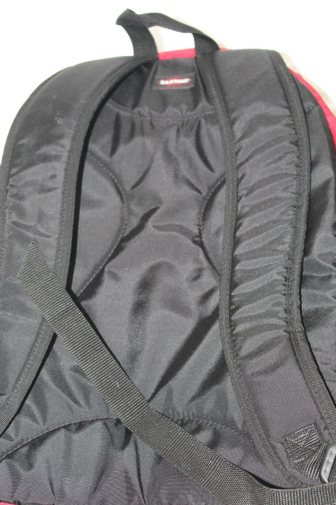 Eastpak Padded Red Backpack 3 Sections Adjustable Straps