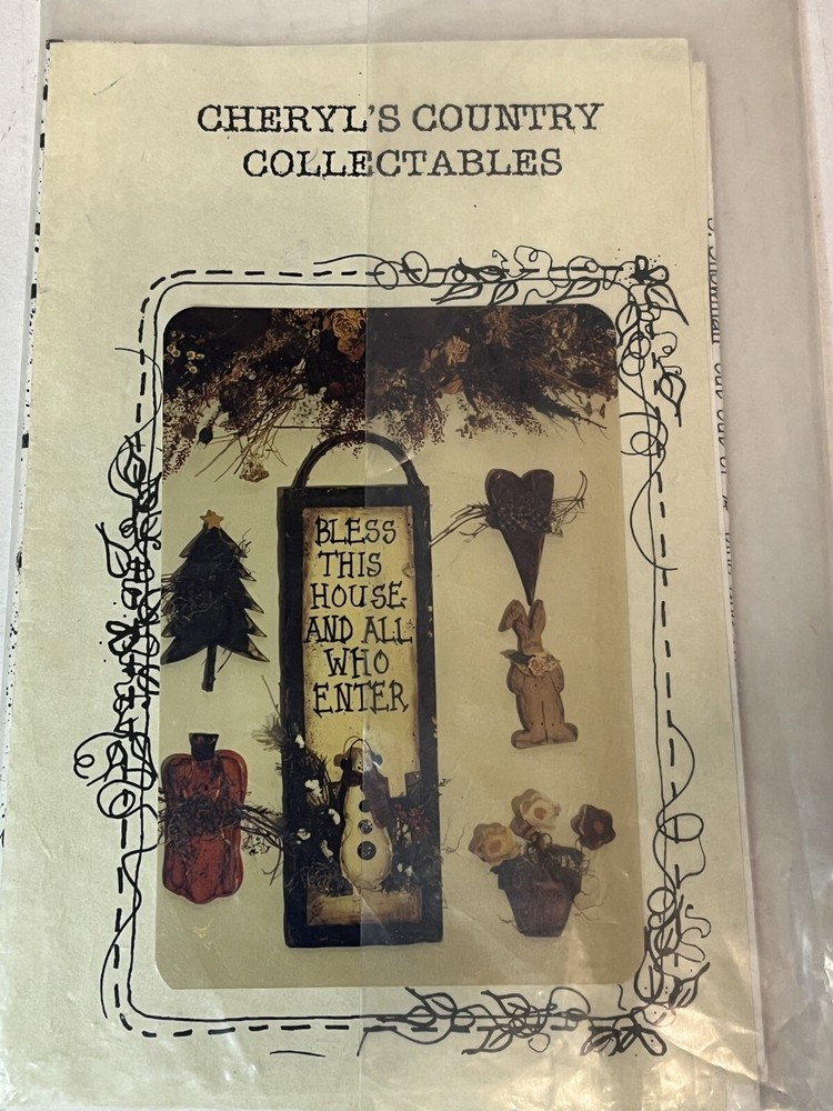 Cheryl’s Country Collectables Patterns Bless This Home