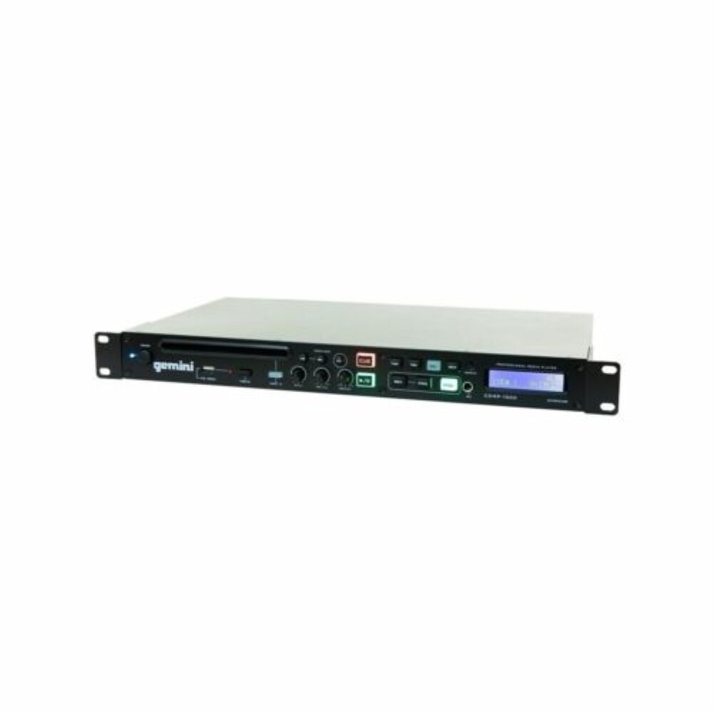 Gemini Pro DJ Audio Equipment Mountable Single Disc CD Media Player USB Input