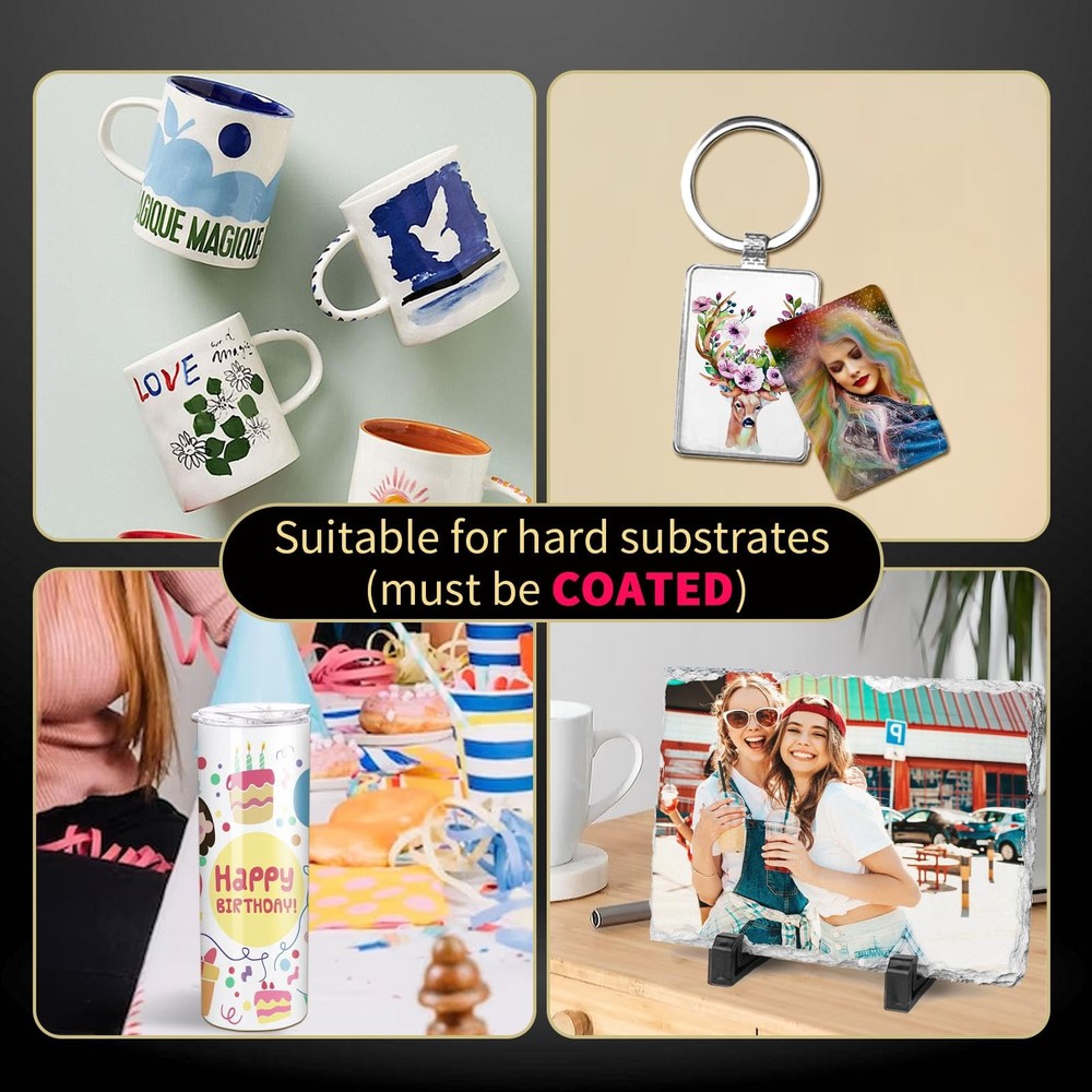 A-SUB Sublimation Paper 11x17 Inch 110 Sheets Compatible with Sublimation Pri...