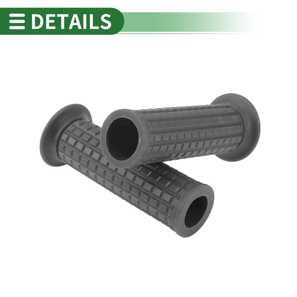 1" 25mm Motorcycle Knobs Handlebar Cover TPU Grey