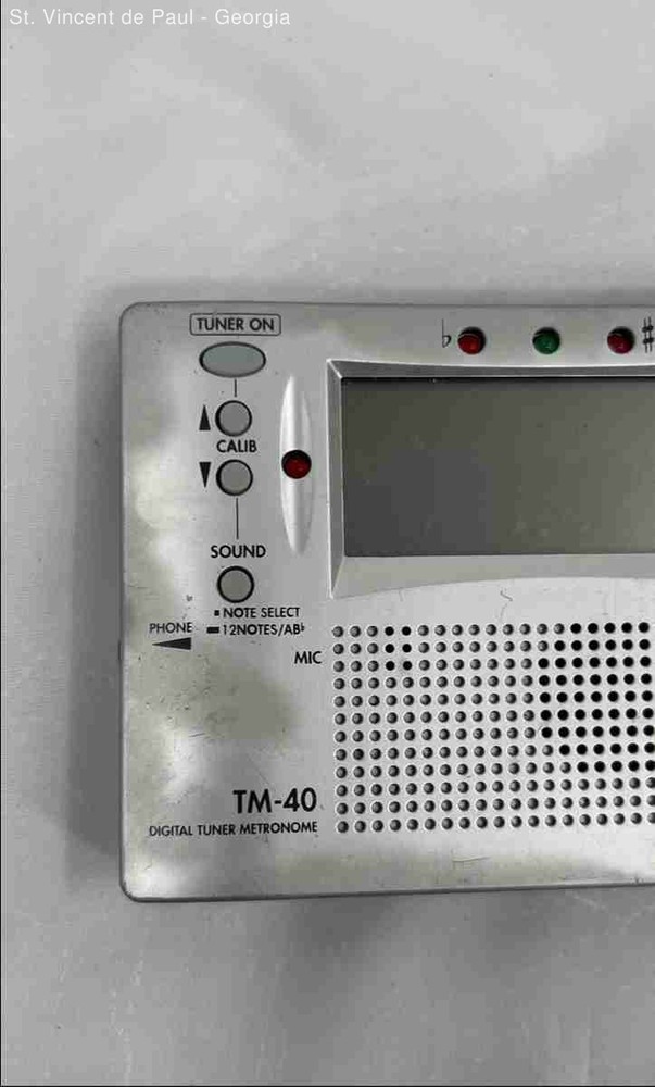 Korg Combo Digital Tuner Metronome Chromatic TM-40 Tested Working Condition Grea