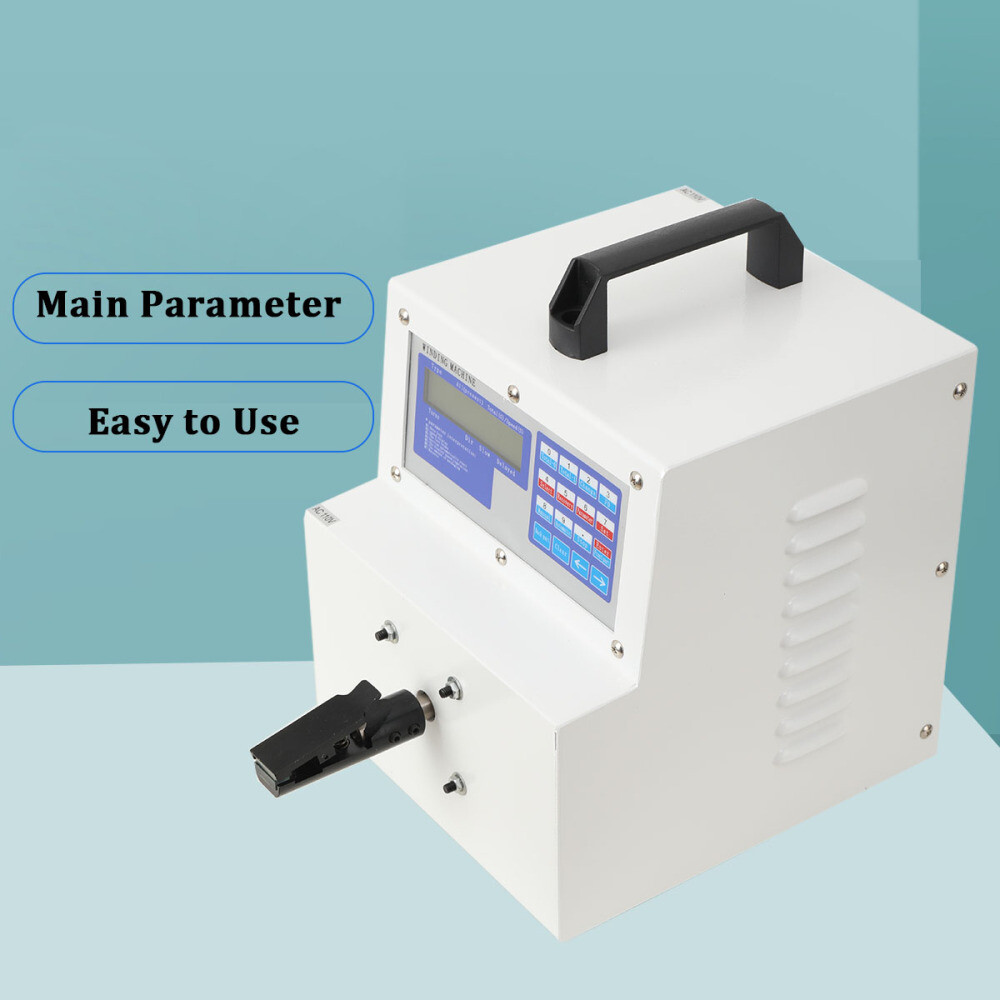 110V Wire Twisting Machine High-Speed Automatic Cable Winding w/LCD Display