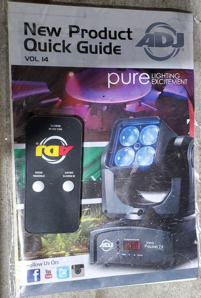 *SEE DESC* ADJ Lighting Eco UV Bar Plus Ultraviolet LED Light Effects System