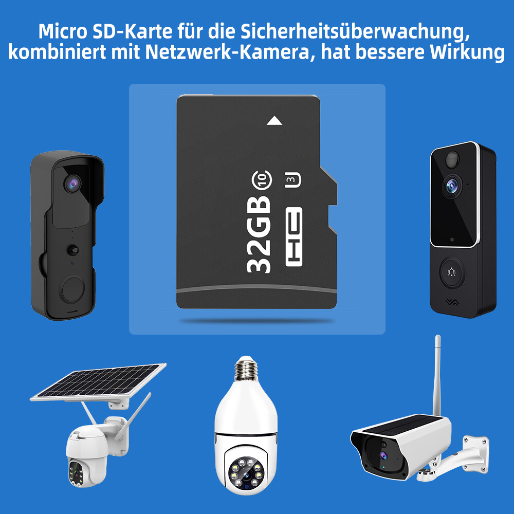 Micro SD Card 32GB Compatible with Security Camera Dash Cam Drone