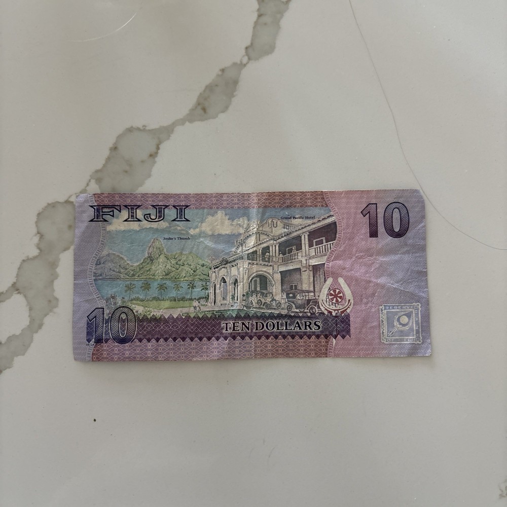 Fiji 10 Dollars 2012 P 116 UNC Flora Fauna Fish