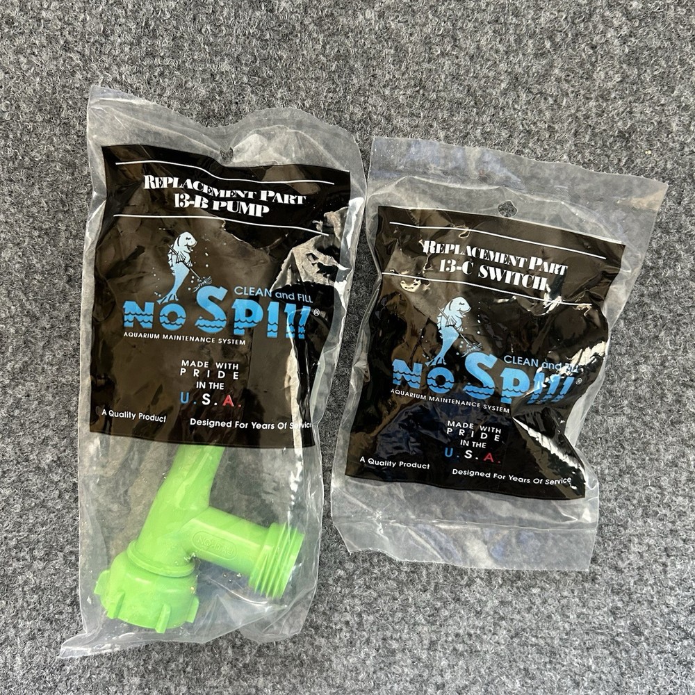 Python No Spill Aquarium System Replacement Parts Lot 13-B Pump 13-C Switch New