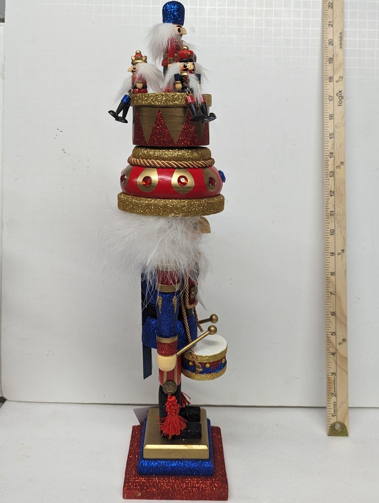 Kurt Adler 20" Hollywood Nutcracker Music Box Hat Nutcracker