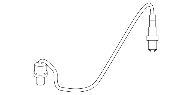 Genuine Mercedes-Benz Lambda Sensor 000-542-81-04