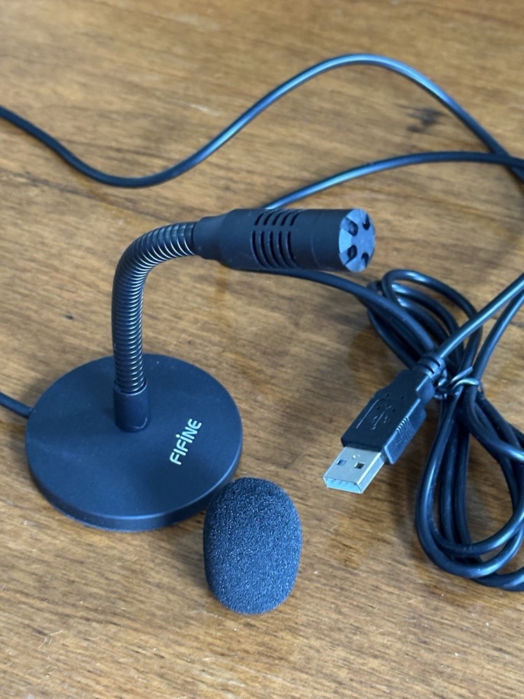 FIFINE Mini Gooseneck USB Microphone K050